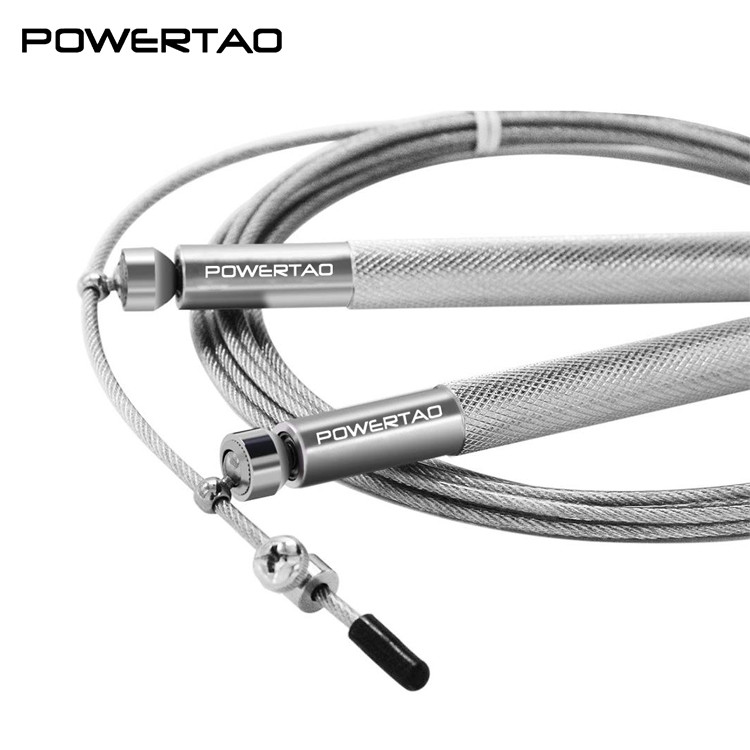 Buy Metal Aluminum Speed Skipping Weighted Jump Rope With Steel Wire ...