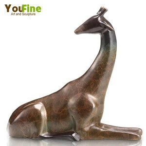 Metal Crafts Bronze Life Size Wolf Sculpture