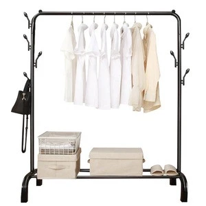 Metal Garment Cloth Display Rack Hanging Stand Clothes For Living Room Or Store