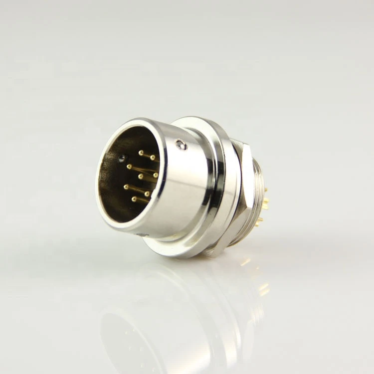 Buy Metal Push Pull 2 Pin Ac Circular Instrument Power Socket Connector ...
