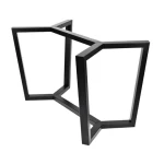 Metal Table Base Black Dinning Large Cross Frame Round Pedestal Coffee Industrial Cast Iron Restaurant Dining Metal Table Base