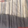 metallic coating pleated blinds fabric for dresses