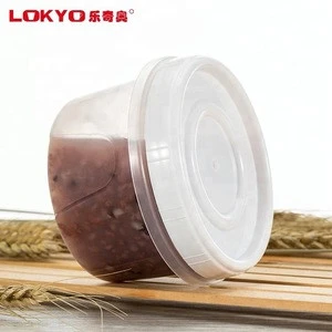 Microwaveable thicken disposable soup cups with lids 420 ml