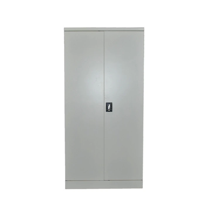 Middle east popular beige color storage cupboard cheap swing door cabinet with ironing board