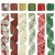 Import Midi Ribbons Print Fabric Burlap Organza Christmas Ribbon Wire Edge Ribbon For Holiday Decoration Crafts from China