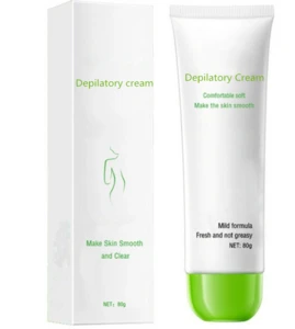 Mild formula fresh and not greasy body hair remover depilatory cream