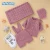 Import Mimixiong Baby Infant Clothes Girl Baby Clothing Set Solid Color Knitted Newborn Baby Boy Romper Coat Hat Blanket 4pcs Set from China