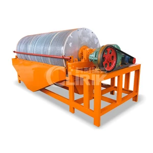 Mineral processing machinery wet dry magnetic separator with large processing capacity