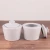 Import Mini ceramic salt jug 250ml white ceramic sugar pot coffee ceramic container porcelain jug from China
