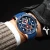 Mini Focus Mens Chronograph Analog Quartz Watch Waterproof Silicone Rubber Strap Sport Mechanical Men Clock