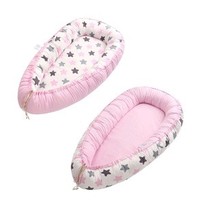 Miracle Baby cheap luxury new style inflatable struggle nest for new born baby bed nest 100% cotton baby crib