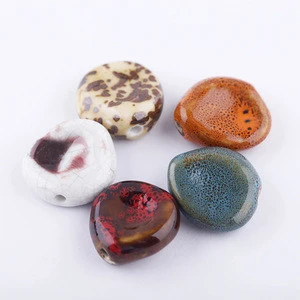 Mix Chinese Ceramic Charm Beads Ceramic Beads for Jewelry Making