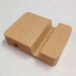 Mobile Phone Wood Dual Station.Tablet PC Dock stand. 2 Slot Station