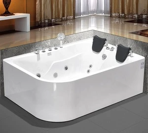  moder durable hydromassage bathtub with 2 pillow