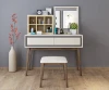 Modern appearance nordic style mirrored bedroom dresser