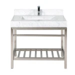 Modern bathroom vanity,Metal Vanity Set,Hotel Room Vanity