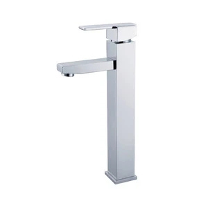 Modern Deck Mounted Single Hole Brass Bathroom Wash Basin Faucet