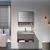 Modern Design Wall Mount Bathroom Vanity Cabinet Basin Mirror Set Waterproof Bathroom Wash Basin Cabinet