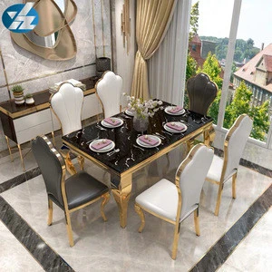 Modern dining table set for living room