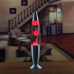 Modern  Metal Retro Luminous LED Table Lamp Lava Lamp for Home Decoration