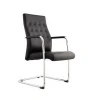 modern new design competitive chrome leg Europe design new leather cantilever visitor  meeting conference  chair