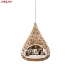 Modern outdoor furniture patio nest swing chair hammock nestrest