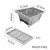 Import Modern Roasting Fashionable Outdoor Charcoal Backyard BBQ Grill Oven from China