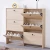 Import modern space saving shoe stand rack wood rotating shoe rack for home from China