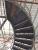 Import modern steel staircase Indoor curved fabricated steel stairs Indoor curved Prefabricated Steel Wood Staircase TS-472 from China