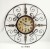 Import Morden antique home decor metal rhomboid wall clock for living room from China