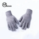 Morewin Wholesale Cheap Knitted Warm Touch Screen Driving Gloves Mittens