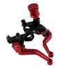 Motorcycle Accessories Universal Aluminum 22mm Motorcycle Hydraulic Brake Clutch Levers Master Cylinder Reservoir Assembly
