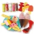 Import Multi Color Clay Fruits Sandwich Donuts Picnic Pizza Cake Playdough Mold Tool Set from China
