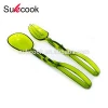 Multi-funtion colorful plastic salad tongs for kitchenware server