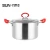 Import Multifunction 3PCS cooking pot Stainless Steel 430 Cookware Set longevity pot non stick soup & stock pots tableware kitchenware from China