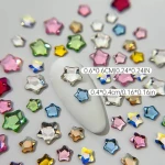 Nail Rhinestone Flatbackbulk Wholesale Point Backpentagram Design K9 Nail Glass Charms Rhinestone Jewelry For Salon