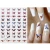 Import Nails Art Accessories Design Sticker Self Adhesive Nail Art Sticker Newest Easy Use 3d Nail Sticker from China