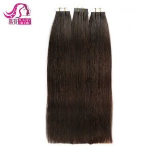 Natural Black Color Hot Sale Cheap Price Straight Virgin Remy Tape Hair Extension