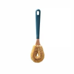 Natural Coconut Fiber Kitchen Bristles Brush  for Sink Pot Pan