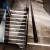 Import Natural Luxury Italy Palissandro White Marble Stone Staircase With LED Modern Stair Steps Design from China