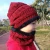Import Neck warmer knitted hat scarf set fur Wool Lining Thick Warm Knit beanies balaclava Winter Hat For men women Cap from Hong Kong