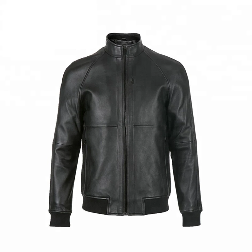 New 2020 Professional Street wear Zipper Style Men Pure Leather Jackets Pakistan Made