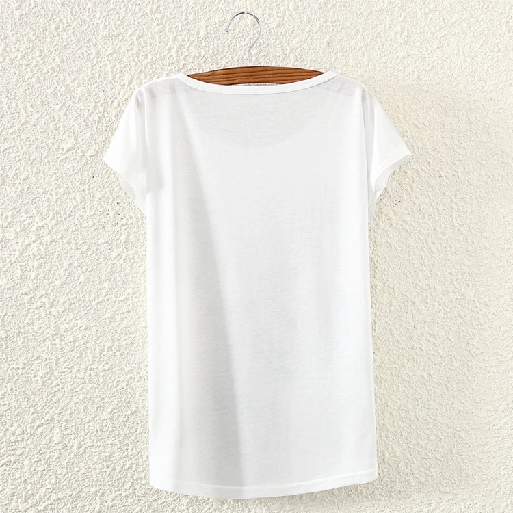 New Arrival Fashion Elephant Print Blouse women femme Casual Summer Thin T-shirt Tee-shirt Tops