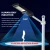 Import New Arrival Ip65 Waterproof ABS SMD 120w 250w Outdoor Road All In One Solar LED Street Light from China