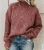 Import new arrival PULLOVER women knitted sweaters heavy turtleneck casual sweater ladies knitted design sweater oversized from China