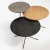 Import New arrival wooden round coffee table cafe table for outside furniture from China