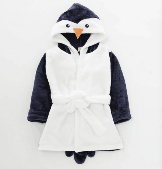 New baby cartoon animal modeling hooded cape bathing clothes childrens small bathrobe wholesale
