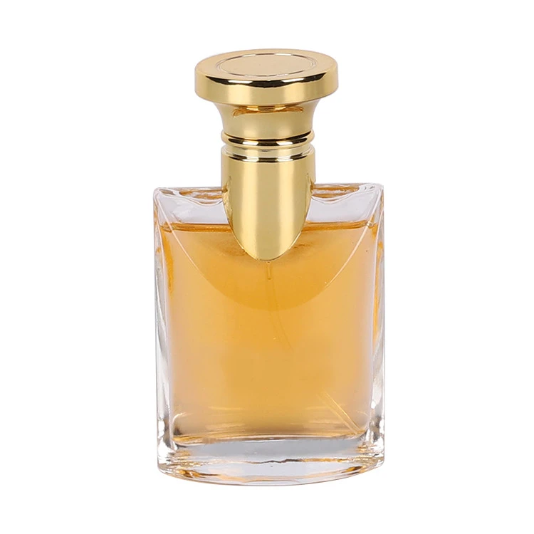 New custom logo sweet smell freshener home& hotel use square glass perfume bottle