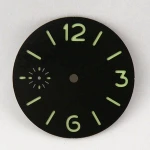 new design Custom Blank Part Manufacturer Printing Wrist Chronograph Oem Maker Print Luminous  Watch Dial Making