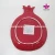 Import New design custom logo red  fruit and vegetable ceramic tray, ceramic plates dishes from China